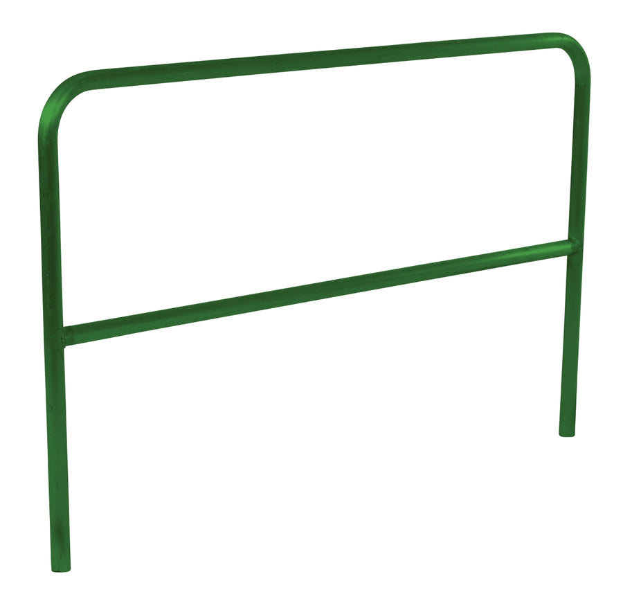 ALUM PIPE SAFETY RAILING 72IN LONG-GREEN