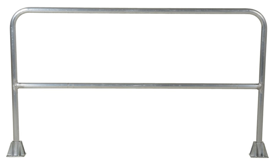 72"L Aluminum Pipe Safety Railing