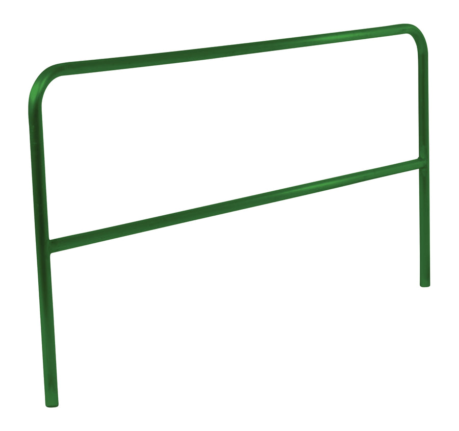 ALUM PIPE SAFETY RAILING 84IN LONG-GREEN