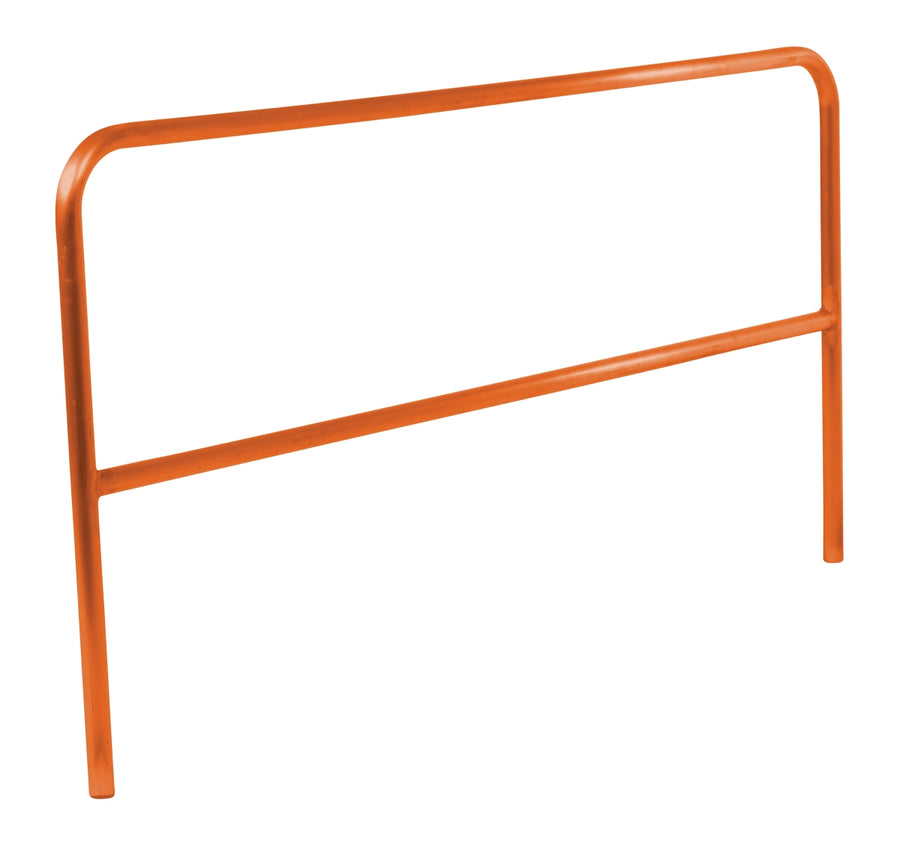 ALUM PIPE SAFETY RAILING 84IN LONG-ORANG