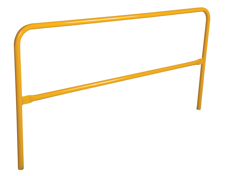ALUM PIPE SAFETY RAILING 84IN LONG-YELLO