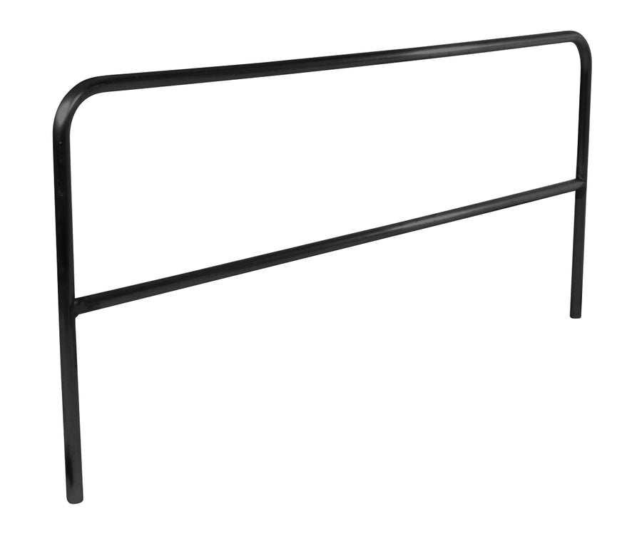 ALUM PIPE SAFETY RAILING 96IN LONG-BLACK