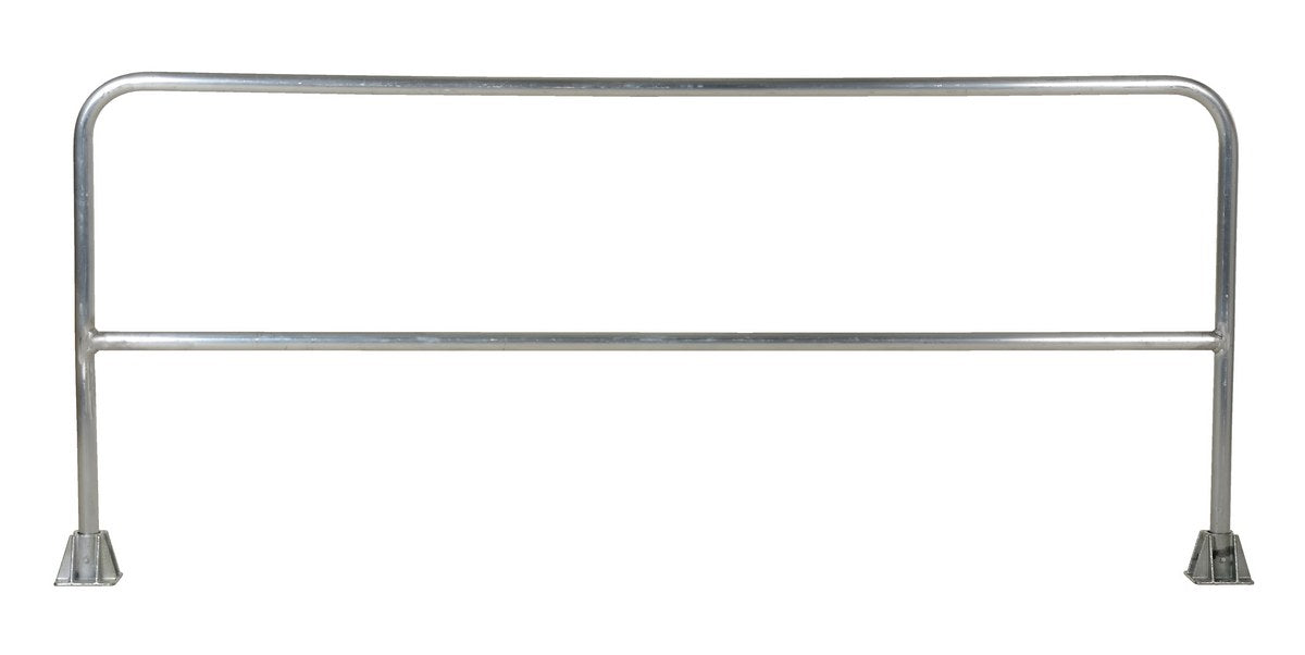 96"L Aluminum Pipe Safety Railing