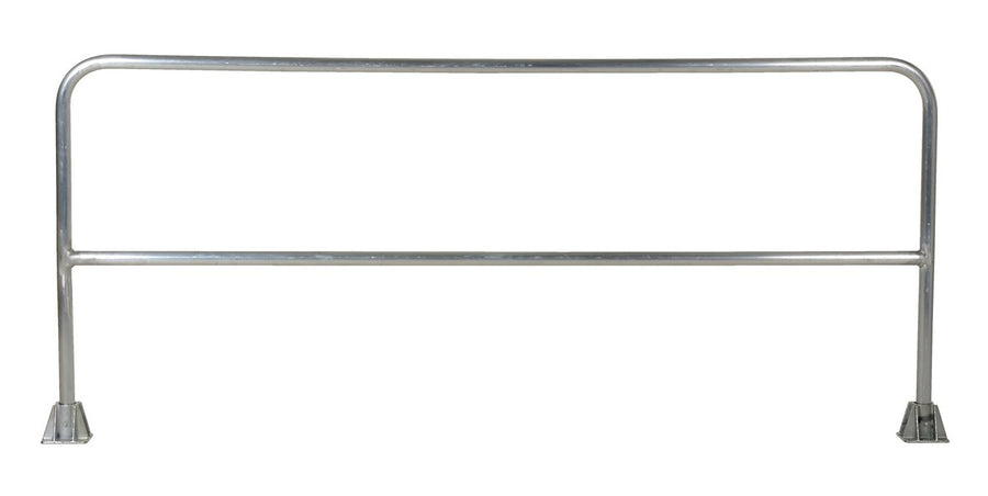 96"L Aluminum Pipe Safety Railing
