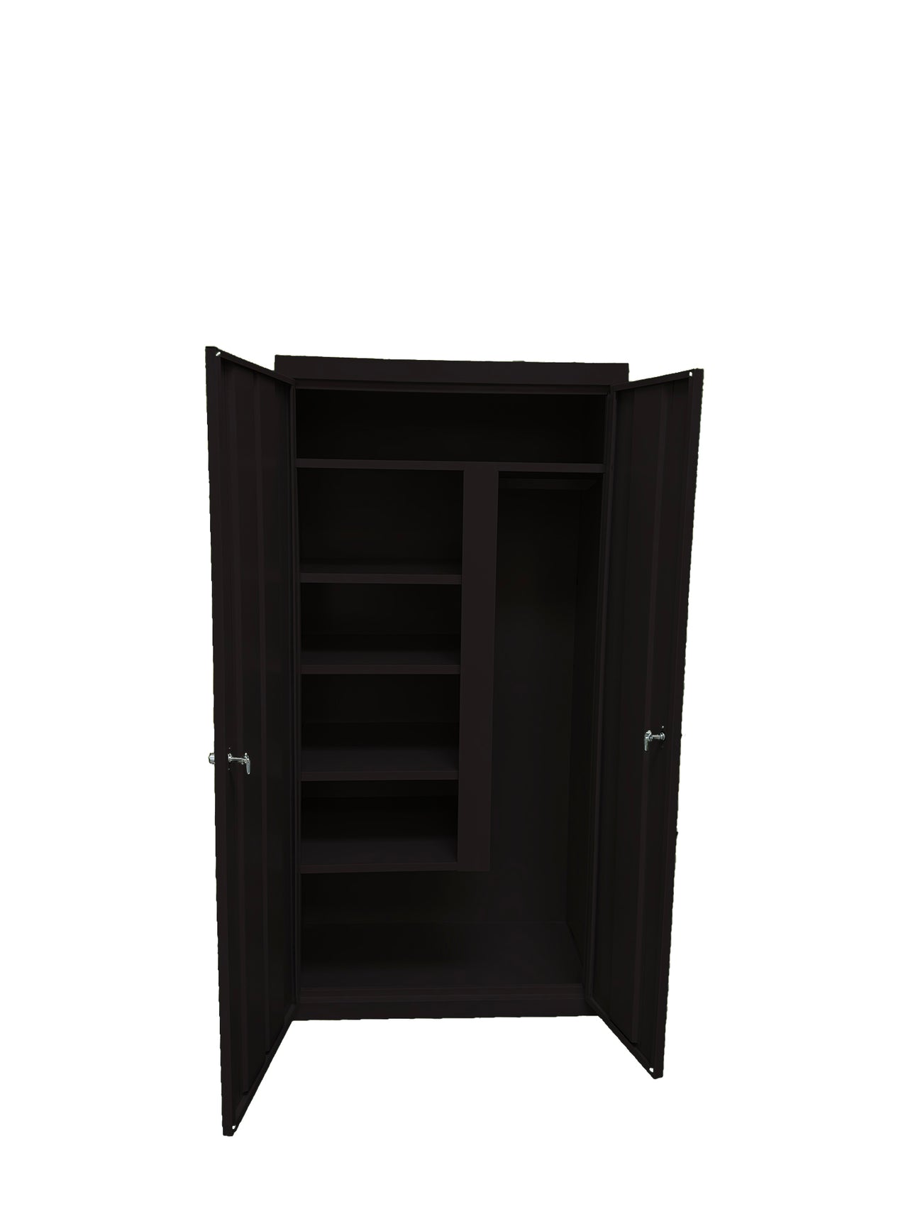 Steel Cabinets USA All Purpose Combination Cabinet - 36x21x72 Black