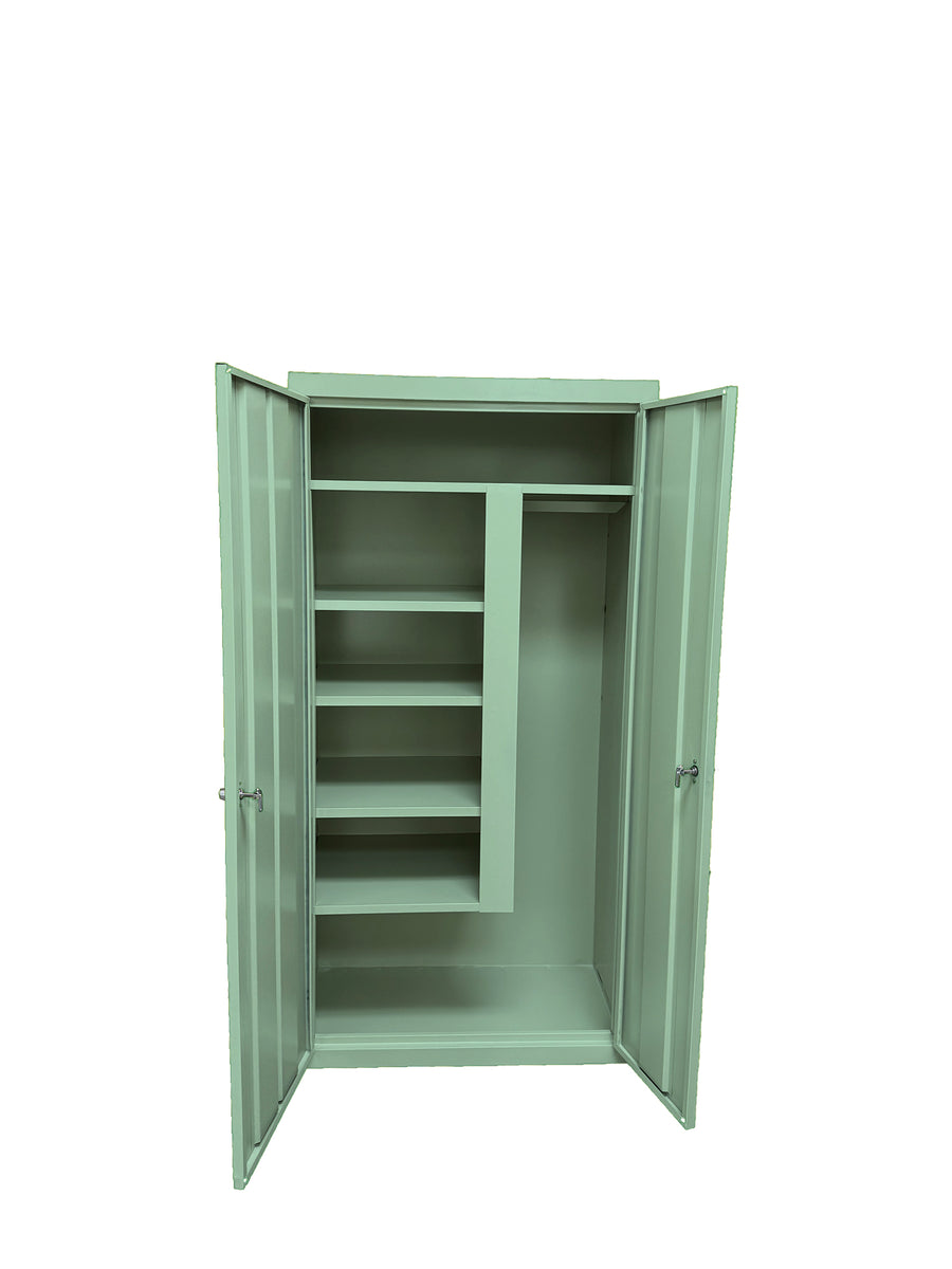 Steel Cabinets USA All Purpose Combination Cabinet - 36x21x72 Pastel Green