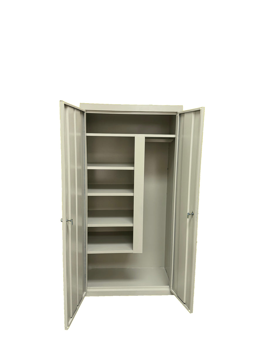 Steel Cabinets USA All Purpose Combination Cabinet - 36x21x72 Putty