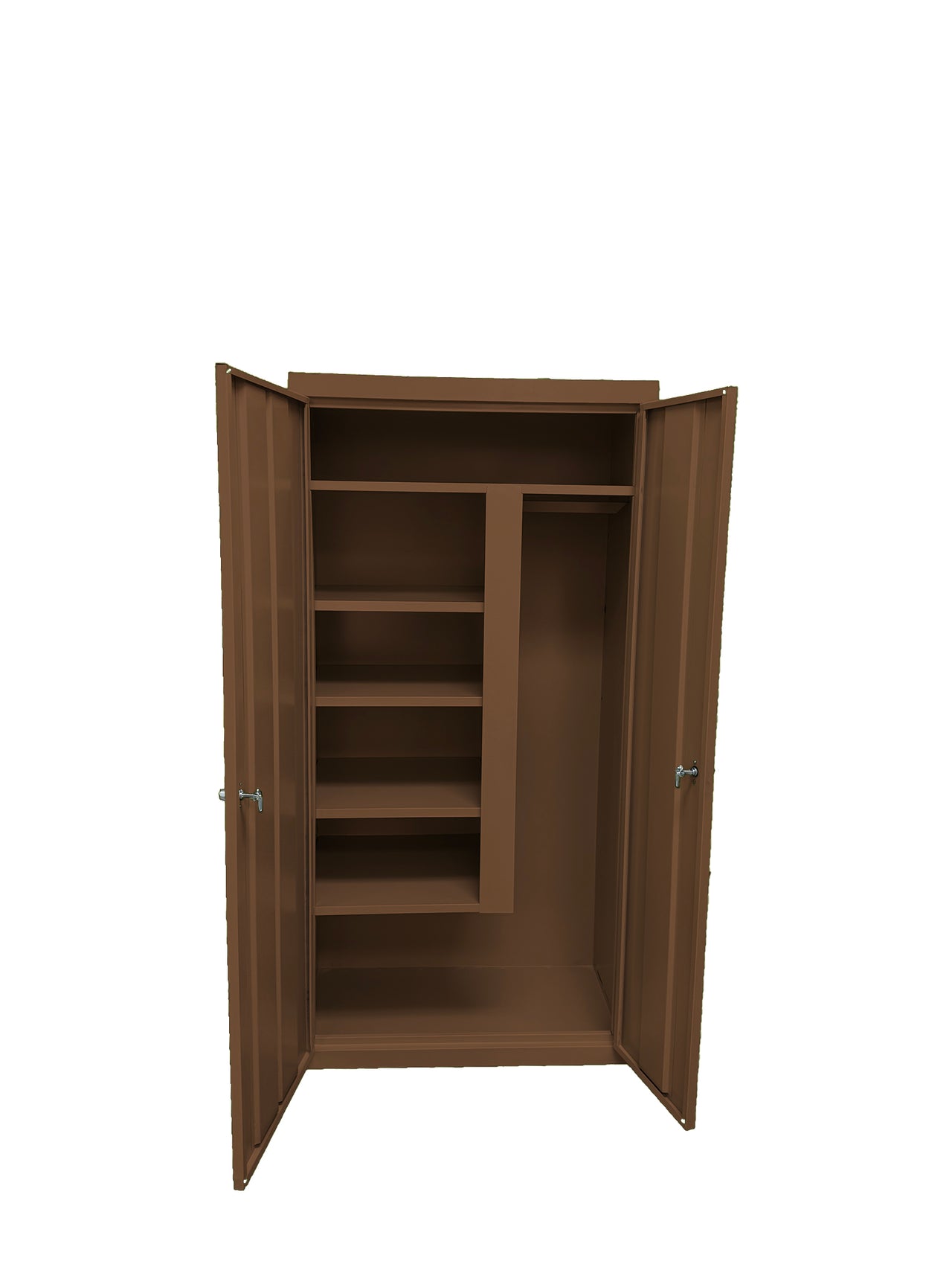 Steel Cabinets USA All Purpose Combination Cabinet - 36x21x72 Walnut