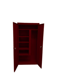 Thumbnail for Steel Cabinets USA All Purpose Combination Cabinet - 36x21x72 Wine Red
