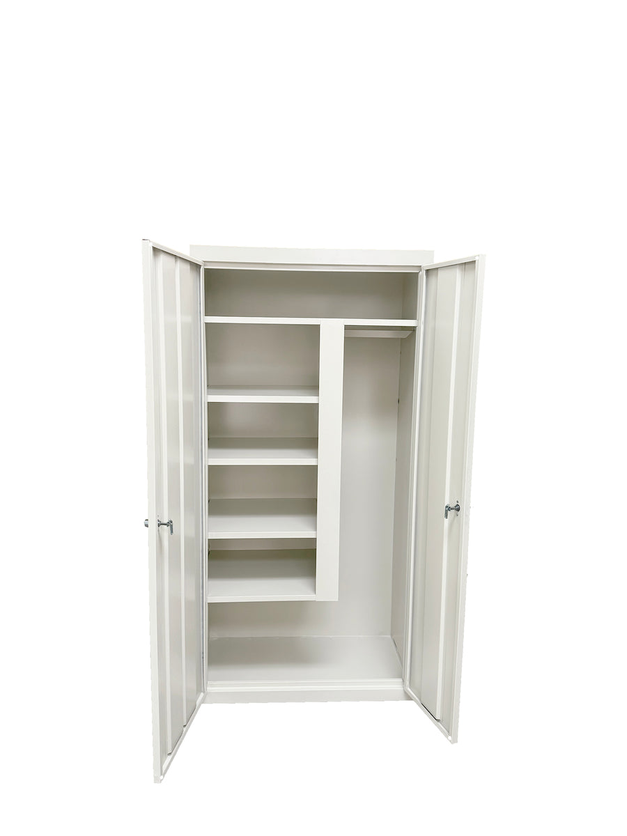Steel Cabinets USA All Purpose Combination Cabinet - 36x21x72 White