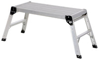 Thumbnail for Aluminum Folding Step Platform 15 In. x 35 In. 250 Lb. Capacity Silver