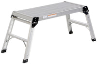 Thumbnail for Aluminum Folding Step Platform 15 In. x 35 In. 250 Lb. Capacity Silver