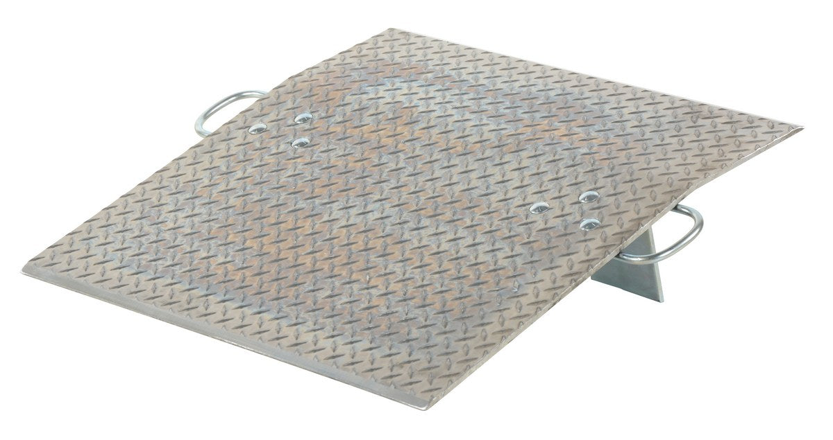 30" x 30" Aluminum Hand Truck Dockplate w/ 700-lbs Capacity
