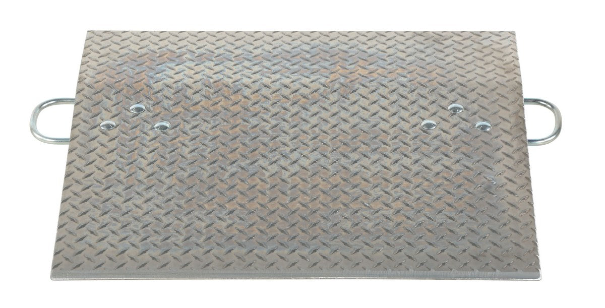 30" x 30" Aluminum Hand Truck Dockplate w/ 700-lbs Capacity
