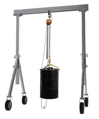 Thumbnail for Adjustable Height Aluminum Gantry Crane w/ 10' Beam Height