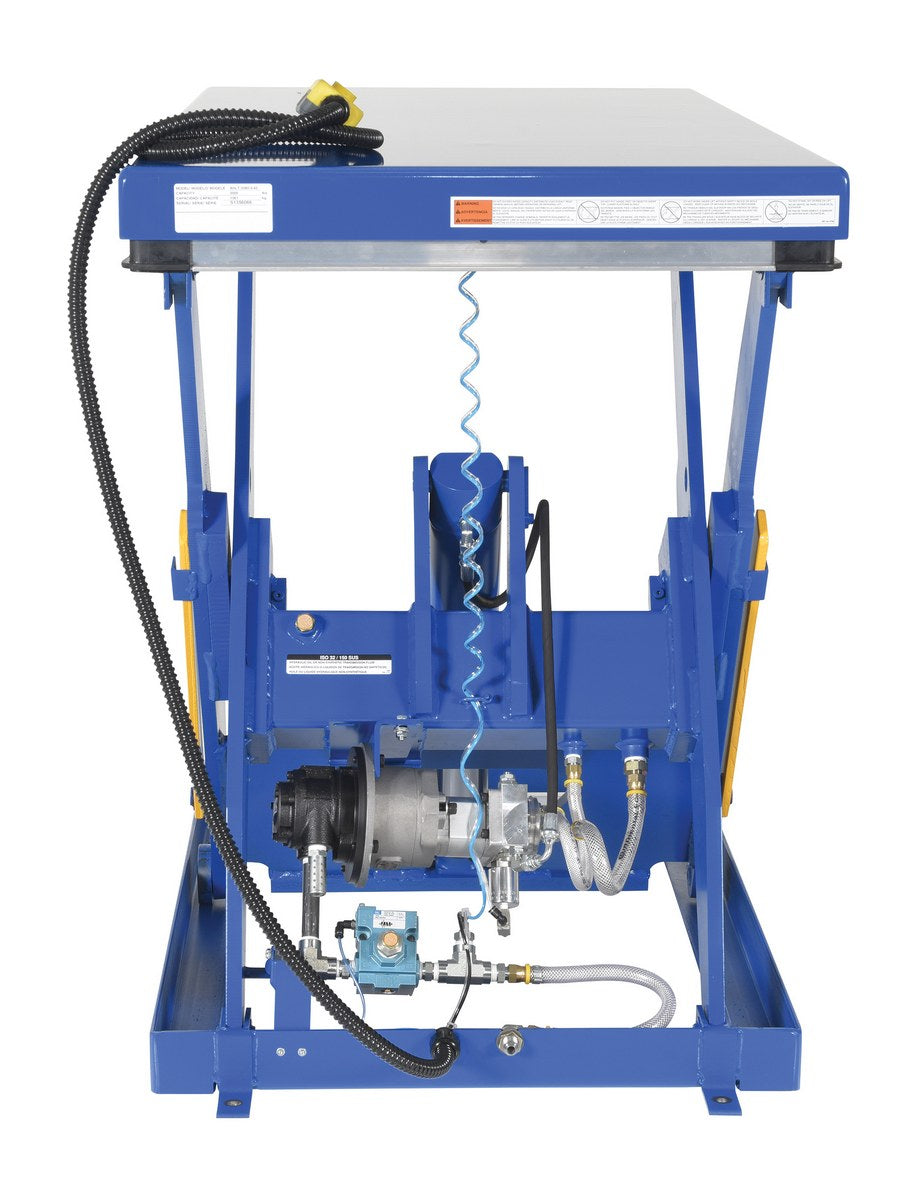 30" x 60" Rotary Air/Hydraulic Scissor Lift Table