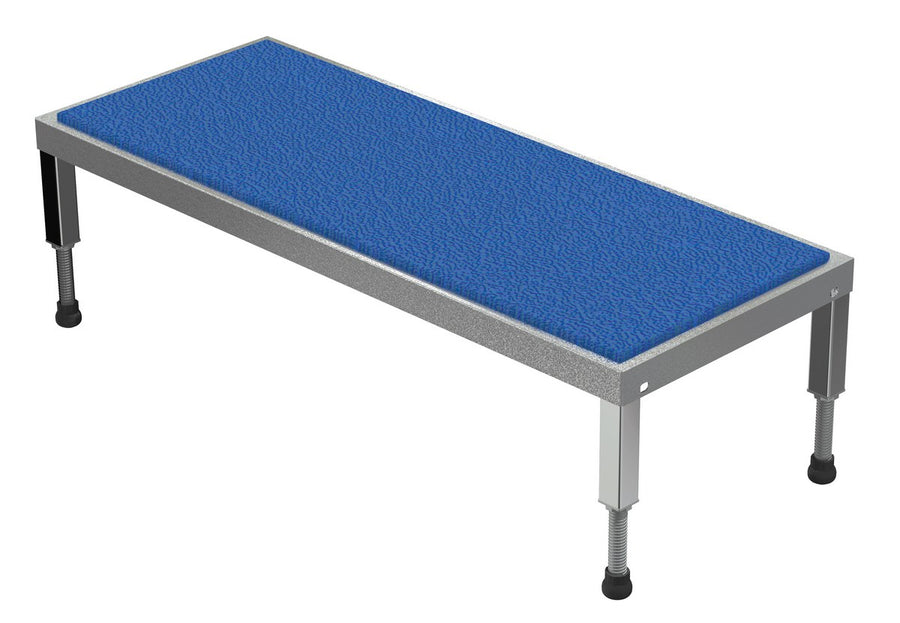 19" x 36" Stainless Steel Heavy-Duty Adjustable Ergo-Mat Work Mate Stand