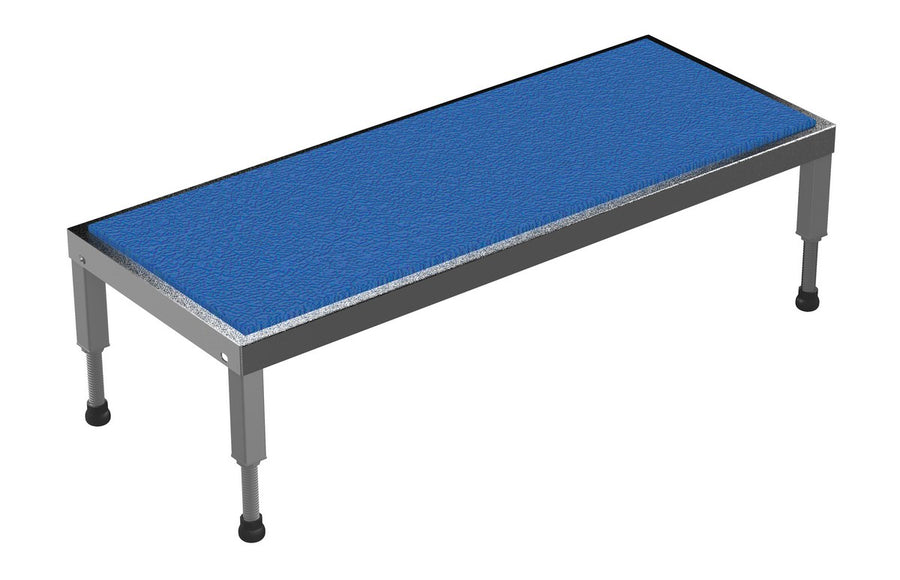 19" x 48" Stainless Steel Heavy-Duty Adjustable Ergo-Mat Work Mate Stand