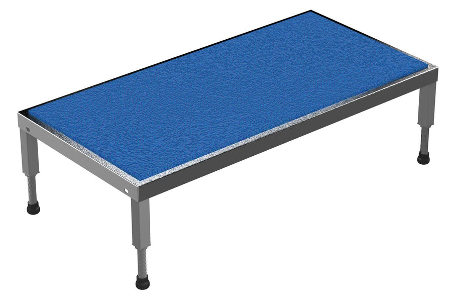 24" x 48" Stainless Steel Heavy-Duty Adjustable Ergo-Mat Work Mate Stand