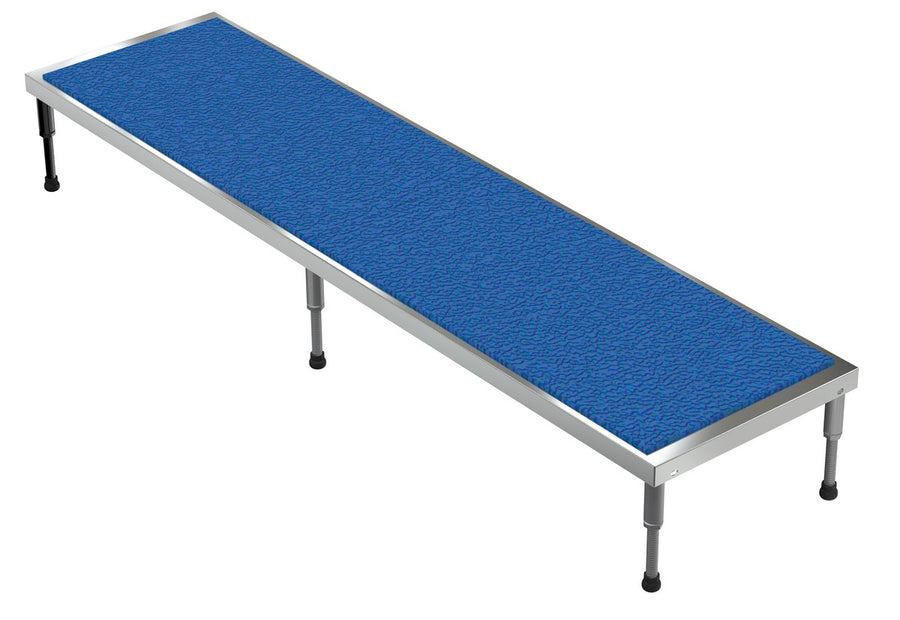 24" x 96" Aluminum Heavy-Duty Adjustable Ergo-Mat Work Mate Stand