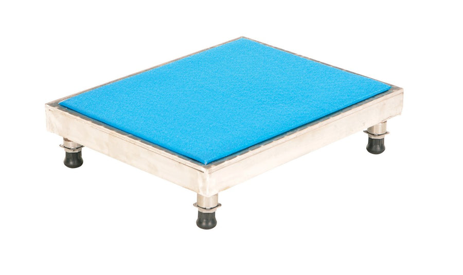 19" x 24" Stainless Steel Light-Duty Adjustable Ergo-Mat Work Mate Stand