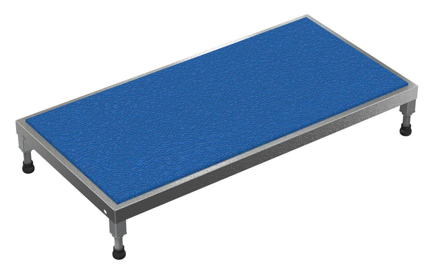 24" x 48" Stainless Steel Light-Duty Adjustable Ergo-Mat Work Mate Stand