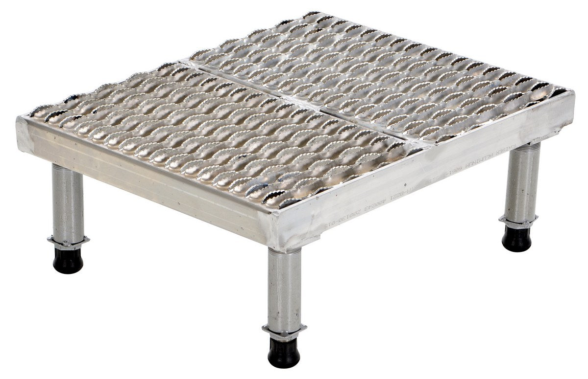 19" x 24" Stainless Steel Heavy-Duty Adjustable Serrated Work Mate Stand