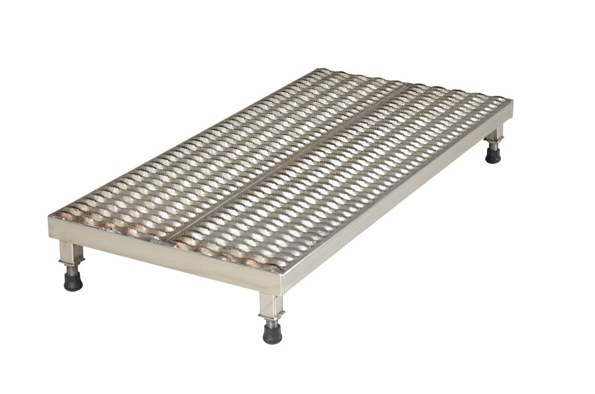 24" x 36" Stainless Steel Light-Duty Adjustable Serrated Work Mate Stand
