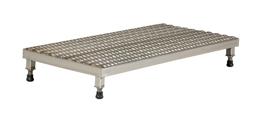 24" x 48" Stainless Steel Light-Duty Adjustable Serrated Work Mate Stand