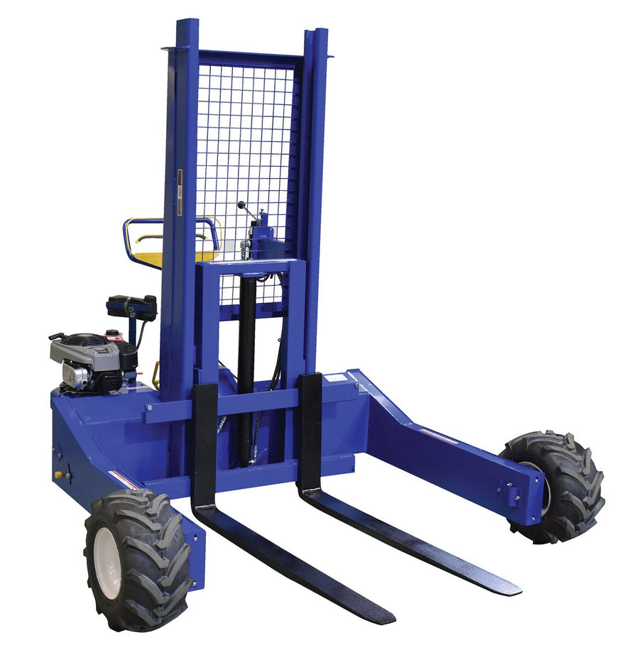 Steel Gas Powered All Terrain Pallet Truck 1000 Lb. Capacity Blue