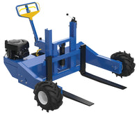 Thumbnail for Steel Heavy Duty 344CC Gas Powered All-Terrain Pallet Truck 36 In. Fork Length 2000 Lb. Capacity Blue