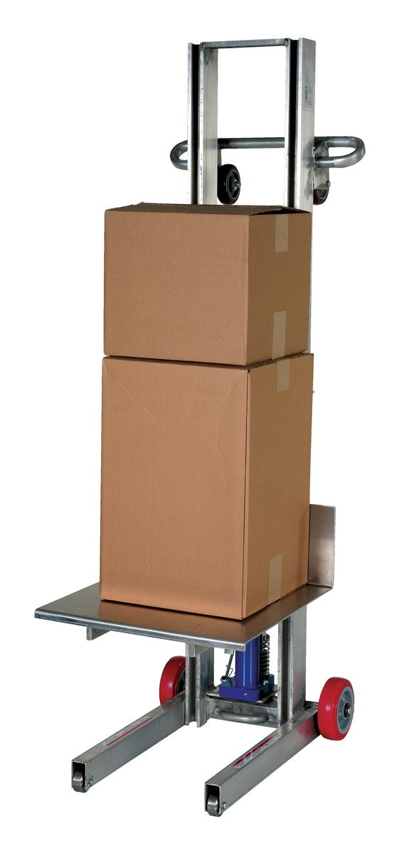 Aluminum Foot Pump Lite Load Lift w/ 3" to 53" Service Range