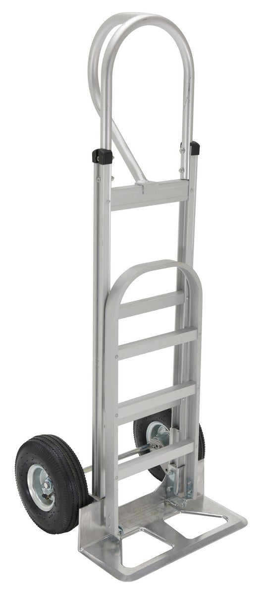 ALUM P-HANDLE HAND TRUCK PNEUMATIC TIRES