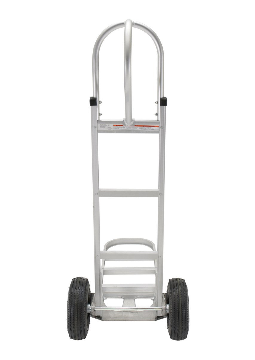 ALUM P-HANDLE HAND TRUCK PNEUMATIC TIRES