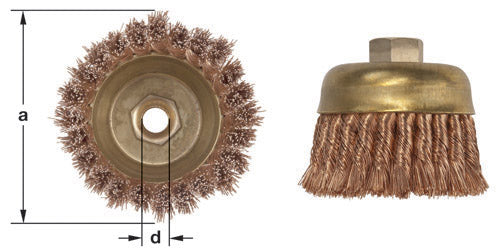 Brush Cup Knot Wire 3" Dia