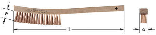 Brush Scratch Curved Handle
