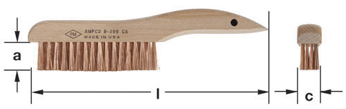 Brush Scratch Shoe Handle