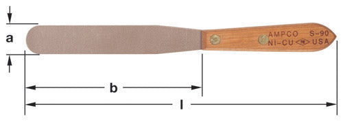 Spatula 2x14" Blade 19-1/4"OAL