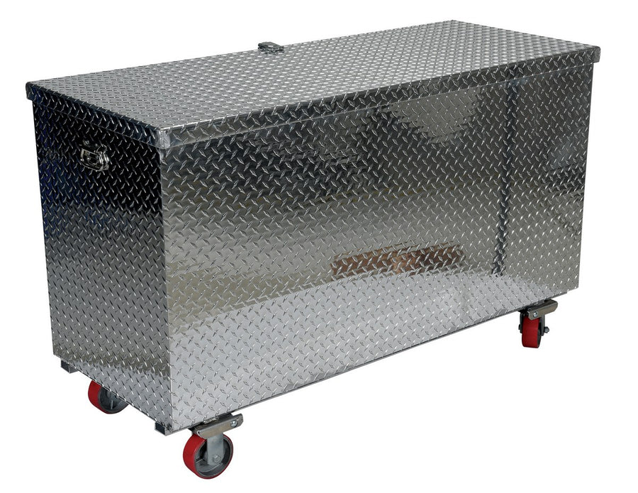 ALUM TREADPLATE TOOLBOX W/ CASTERS - Model APTS-2436-C