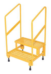 Thumbnail for ADJ STEP STAND 2 STEP W/HANDRAIL 24 X 23 - Model ASP-24-HR