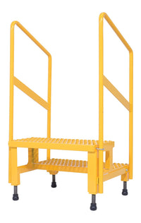 Thumbnail for ADJ STEP STAND 2 STEP W/HANDRAIL 24 X 23 - Model ASP-24-HR