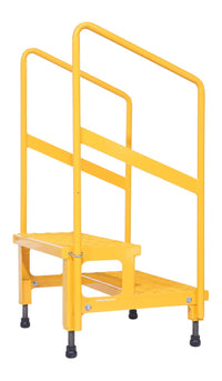 Thumbnail for ADJ STEP STAND 2 STEP W/HANDRAIL 24 X 23 - Model ASP-24-HR