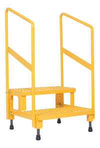 Thumbnail for ADJ STEP STAND 2 STEP W/HANDRAIL 24 X 23 - Model ASP-24-HR
