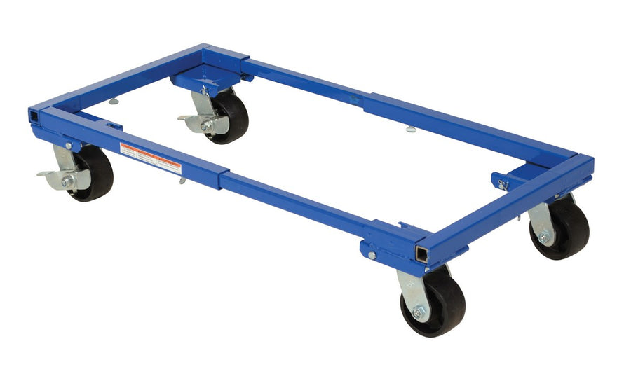 Adjustable Tote Dolly w/ 4" Casters