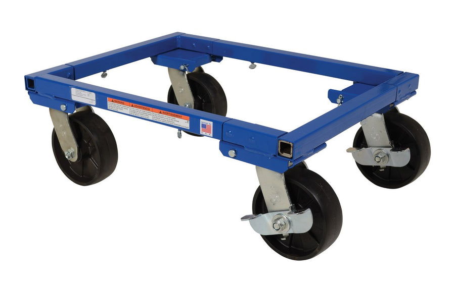 Adjustable Tote Dolly w/ 6" Casters