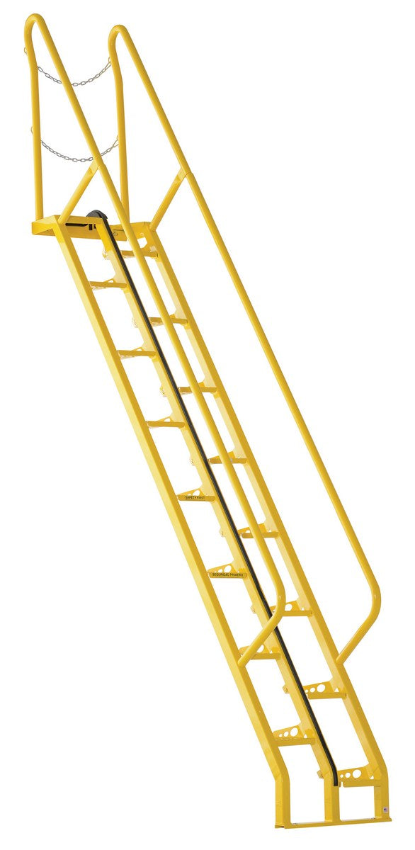 120"H Alternating Tread Stairs w/ 14 Steps