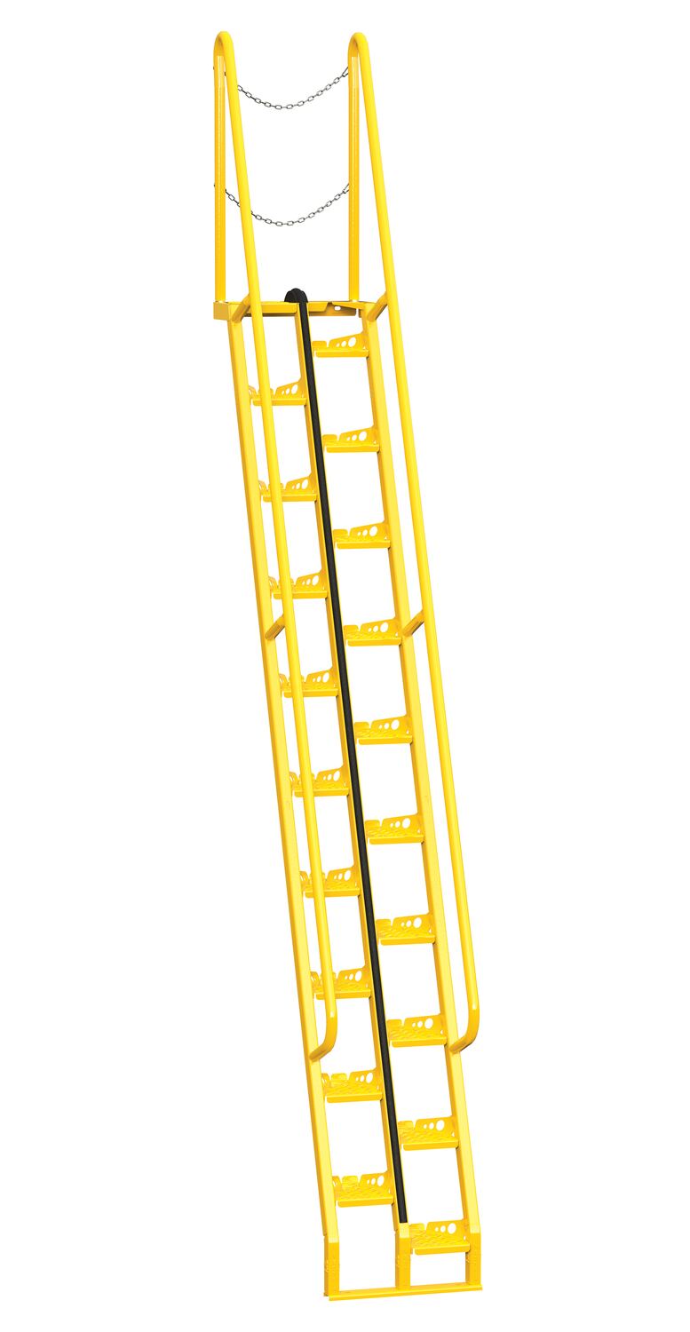 68 Degree Alternating Tread Stair w/ 20 Steps