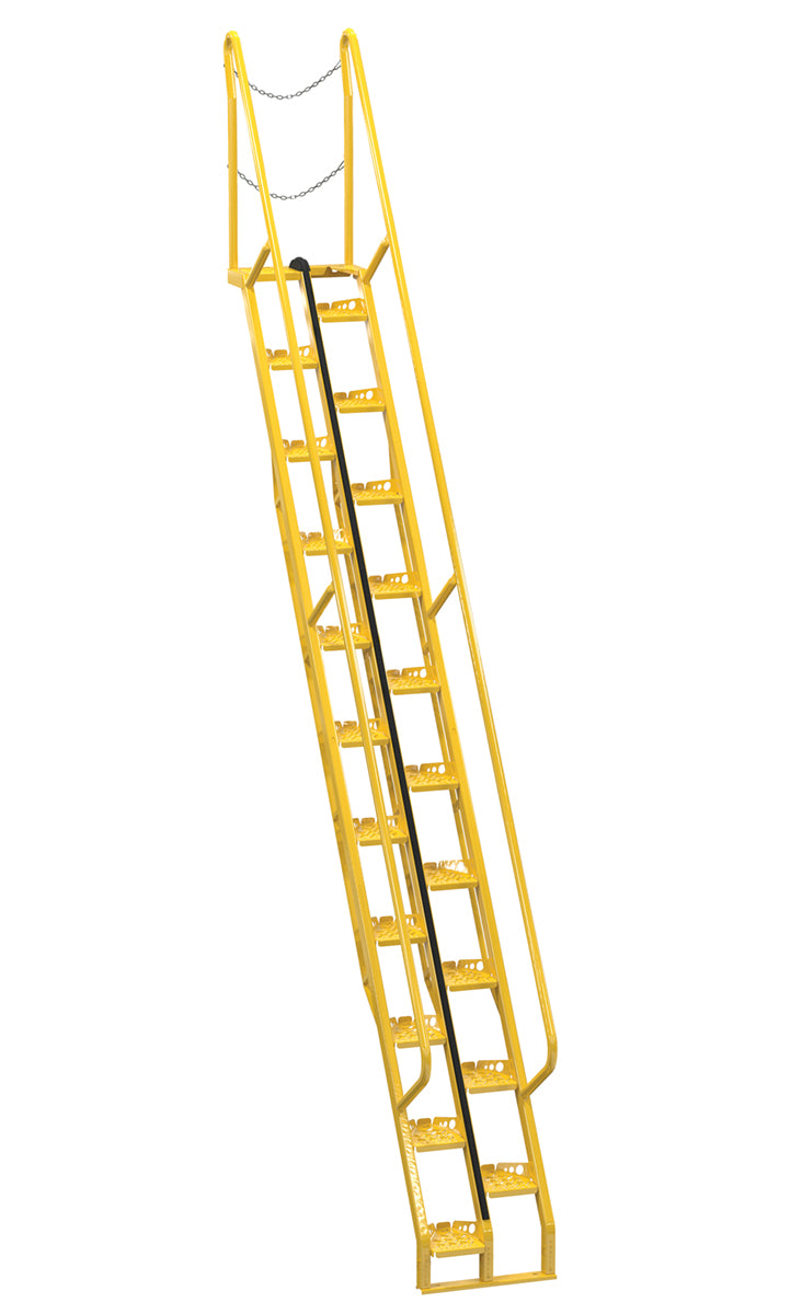 56 Degree Alternating Tread Stair w/ 21 Steps