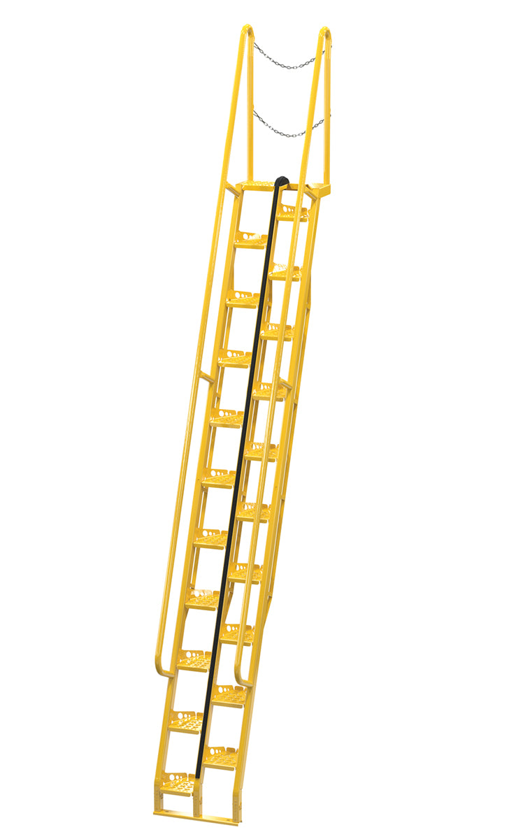 68 Degree Alternating Tread Stair w/ 21 Steps