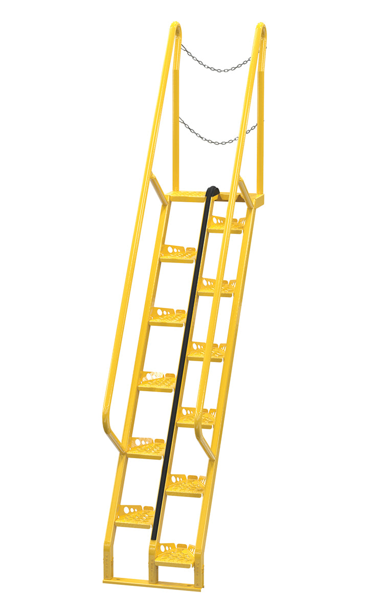 84"H Alternating Tread Stairs w/ 12 Steps